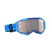 Scott Очки кроссовые Fury blue/black/silver chrome works в Тюмени