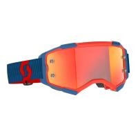 Scott Очки кроссовые Fury dark blue/neon red/orange chrome works в Тюмени