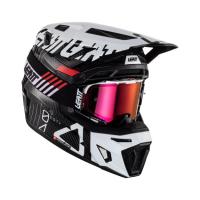 Leatt Мотошлем кроссовый Moto 9.5 Carbon Helmet Kit V24 White в Тюмени