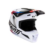 Leatt Шлем кроссовый Moto 2.5 Helmet Black/White 2024 в Тюмени