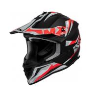 IXS Шлем Кроссовый 362 2.2 Черный/Красный/Матовый в Тюмени