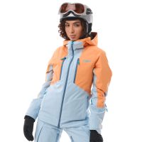 Dragonfly Куртка горнолыжная утепленная Gravity Woman 2025 Mock Orange-Light Blue в Тюмени