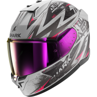 Shark Шлем D-Skwal 3 Blast-R Mat Silver/Violet/Black в Тюмени