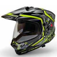 AIM Шлем кросс/эндуро JK802S Yellow/Grey/Black в Тюмени