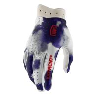100% Мотоперчатки текстильные ITrack Blue/White 2026 в Тюмени