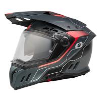 Oneal Шлем кроссовый со стеклом Sierra RS Echo красный/черный в Тюмени