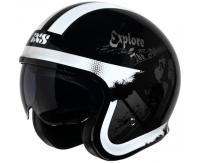 IXS Мотошлем открытый iXS 880 2.2 черно-серебристый в Тюмени