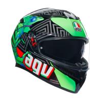 AGV Шлем K3 Kamaleon Black/Red/Green в Тюмени