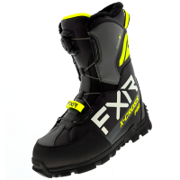 FXR Ботинки снегоходные X-Cross Pro BOA с утеплителем Black/Hi Vis в Тюмени