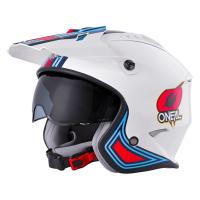 ONEAL Шлем открытый Volt MN1, глянец Белый/красный в Тюмени