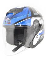AiM Шлем открытый JK526 Blue/Grey/Black в Тюмени