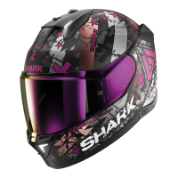 Shark Шлем Skwal i3 Hellcat Mat Black/Chrome/Violet в Тюмени