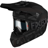 FXR Шлем Clutch Cold Stop QRS Electric 22 Black Ops в Тюмени