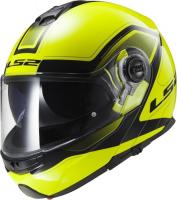 LS2 Мотошлем снегоходный FF325 Strobe Electric Snow Civik Желтый/Черный в Тюмени