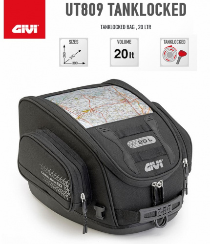 Givi Сумка на бак Tanklocked UT809 20л в Тюмени