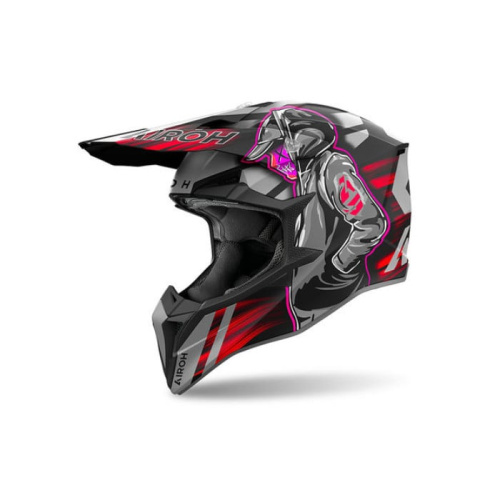 Airoh Шлем Wraaap Cyber Red Matt в Тюмени
