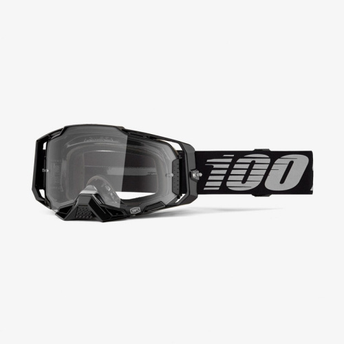 100% Очки Armega Goggle Black / Clear в Тюмени