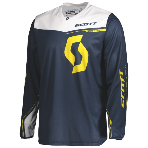 Scott Джерси 350 Dirt blue/yellow в Тюмени