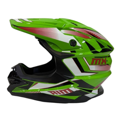 AiM Шлем JK803S Melt Red/Green/Black в Тюмени