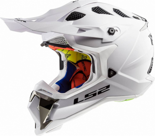 LS2 Мотошлем MX470 Subverter Solid белый в Тюмени