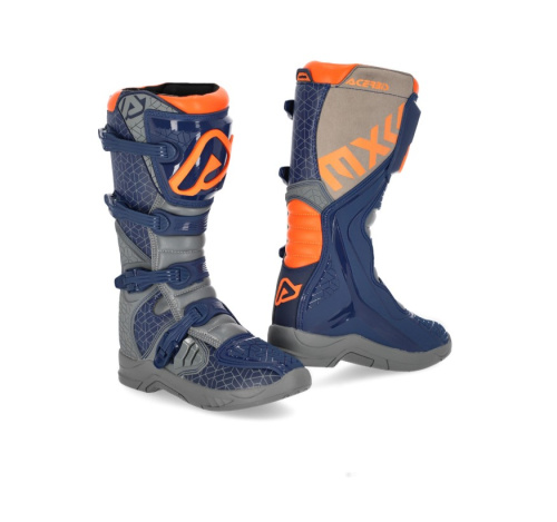 Acerbis Мотоботы кроссовые X-Team Blue/Grey в Тюмени