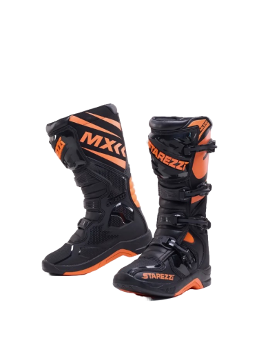 Starezzi Мотоботы Milano Black/Orange в Тюмени