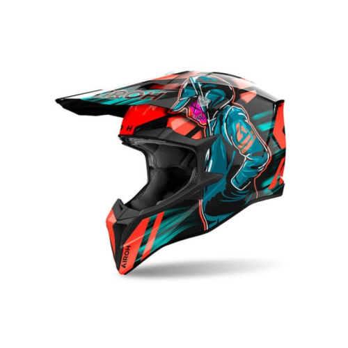 Airoh Шлем Wraaap Cyber Orange Glossy в Тюмени