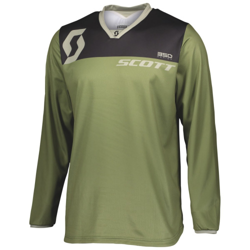 Scott Джерси 350 Dirt green tan в Тюмени