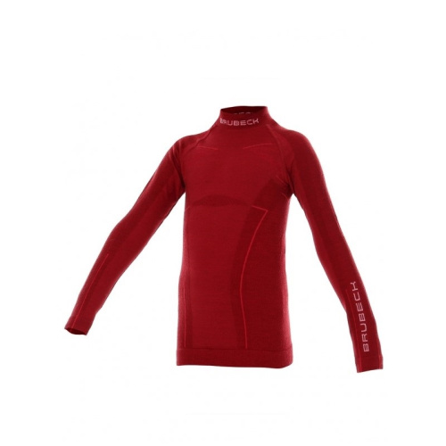 Brubeck Футболка на девушку Active Wool Бордовый в Тюмени
