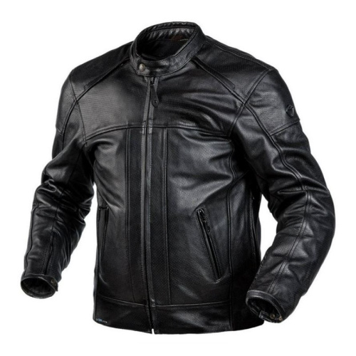Scout куртка кожаная Daytona Waterproof Black в Тюмени