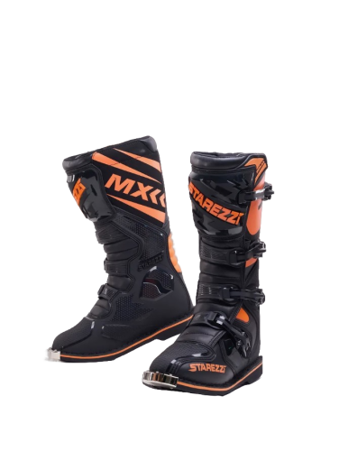 Starezzi Мотоботы Roma Black/Orange в Тюмени