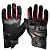 Sweep Перчатки кожаные+текстиль Hammer Black/Red в Тюмени