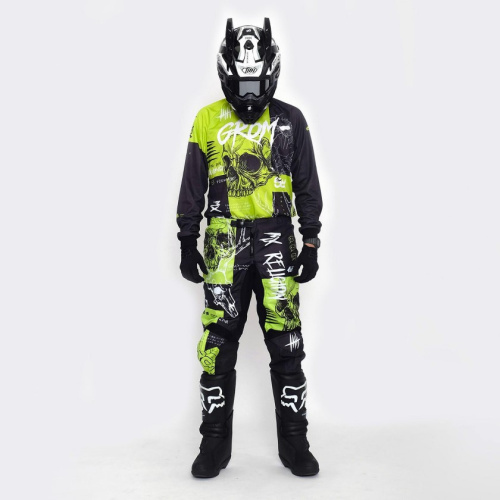 Grom Джерси MX Religion lime в Тюмени