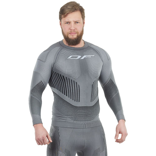 Dragonfly Термофутболка 3DThermo Grey с длинным рукавом в Тюмени