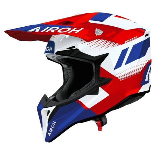 Airoh Шлем Wraaap Vision Red-Blue Gloss в Тюмени