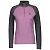 Scott Термокофта женская  Zip Defined Merino dark grey melange/cassis pink в Тюмени