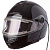 LS2 Мотошлем снегоходный FF325 Strobe Electric Snow Solid Черный в Тюмени