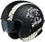 IXS Шлем Jet Helmet iXS 880 2.0 Черно-белый матовый в Тюмени