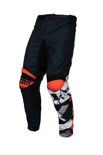 Scout Штаны кроссовые Abstraction Black/Orange в Тюмени