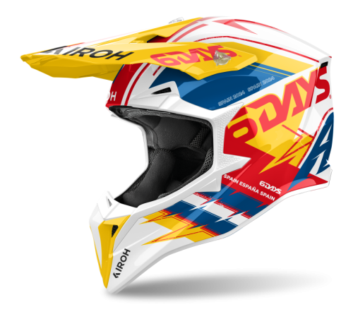 Airoh Мотошлем Wraaap Sixdays Spain 2024 Glossy в Тюмени