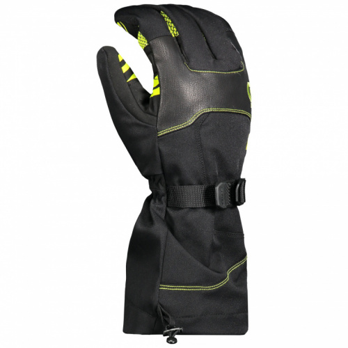 Scott Перчатки Cubrick Black/Lime-green в Тюмени
