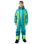 Dragonfly Зимний утепленный комбинезон Gravity Teenager Dark Green - Lime 2025 в Тюмени