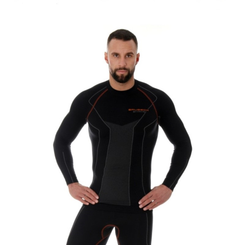Brubeck Футболка мужская Thermo Protect черный в Тюмени