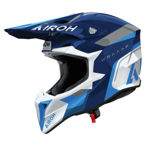 Airoh Шлем Wraaap Conquer Blue Gloss в Тюмени
