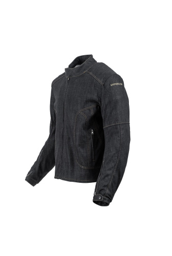 Hyperlook Мотокуртка джинсовая Lion denim Синий в Тюмени