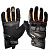 Sweep Перчатки кожаные+текстиль Hammer Black/Orange в Тюмени