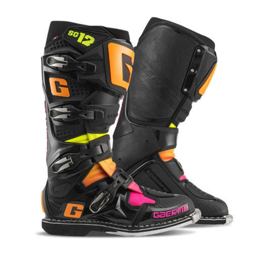 Gaerne Мотоботы SG-12 Black/Orange/Pink в Тюмени
